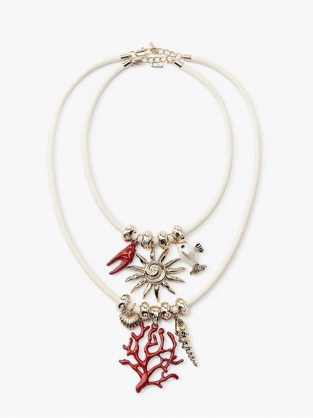 Zara Golden Pack of Two Sea Cord Necklaces